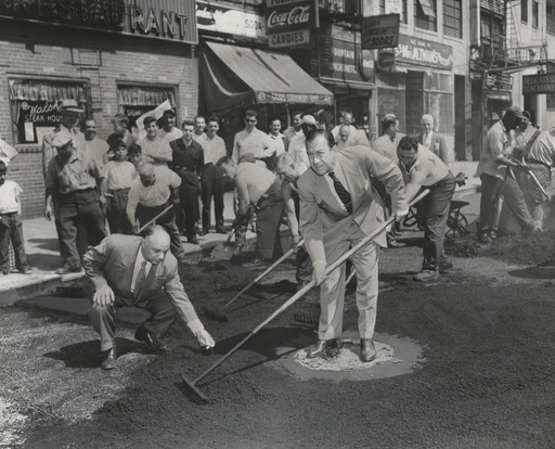 City Trying Rubber Paving