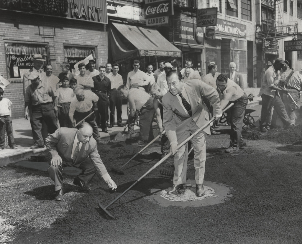 City Trying Rubber Paving