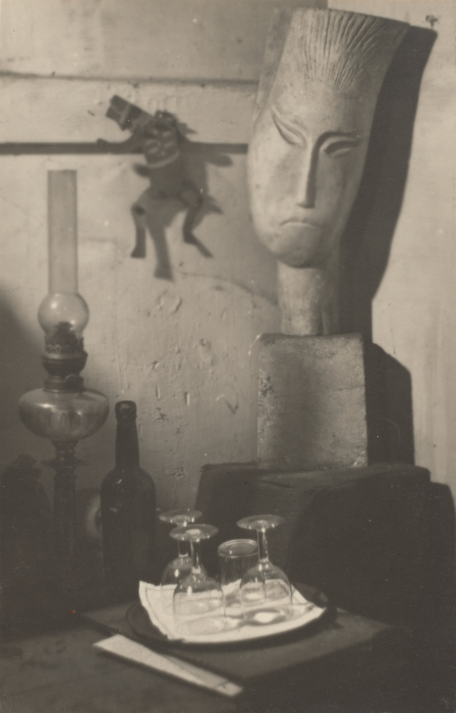 André Kertész. At Zadkine&#39;s. 1926