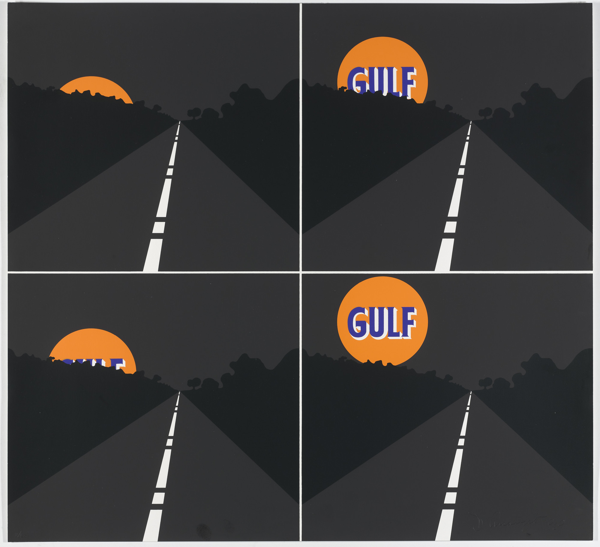 Allan D'Arcangelo. June Moon from the portfolio 69