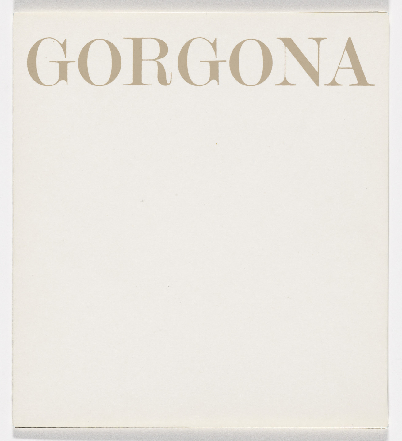 Miljenko Horvat, Gorgona artists group. Gorgona no. 7. 1965