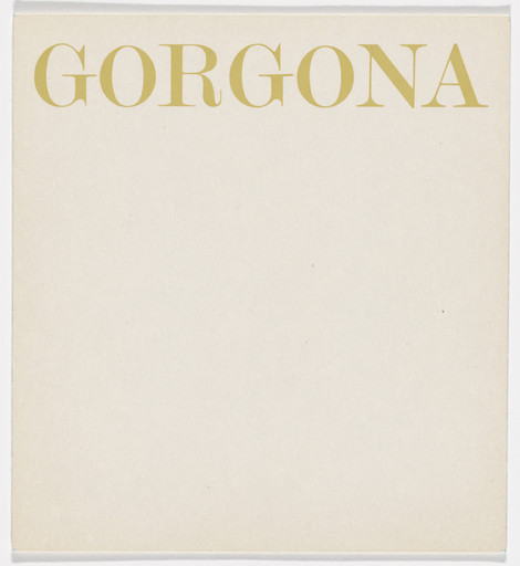 Gorgona artists group. Gorgona no. 8. 1965