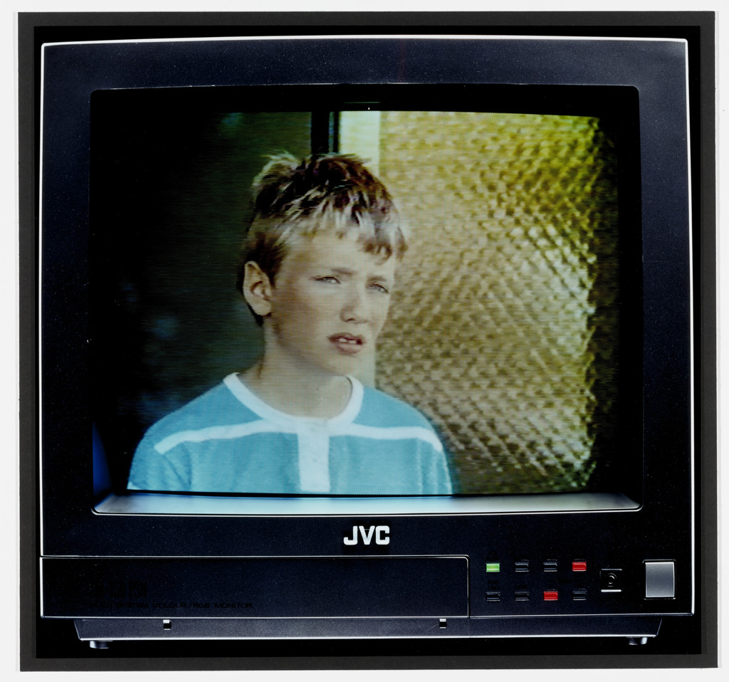 Boy on TV (for Parkett no. 22), Jeff Wall, 1989