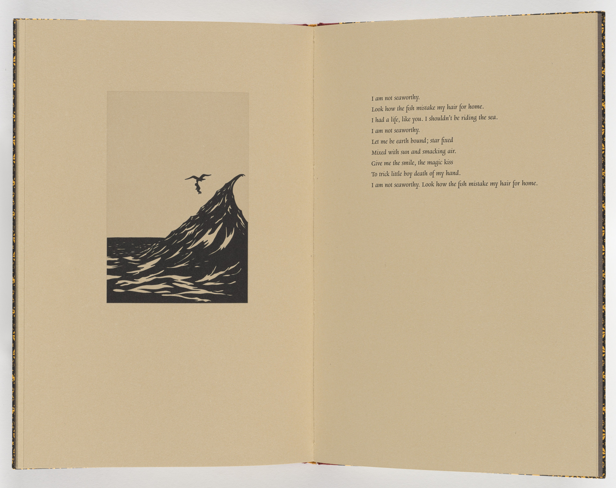 Kara Walker. Plate (page 26) from Five Poems