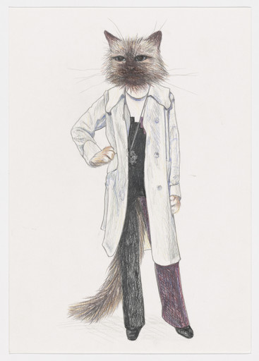Lucy McKenzie. Susan in &#39;Kaethe Lux&#39; Coat from The Inventors of Tradition Limited Edition Collection. 2011