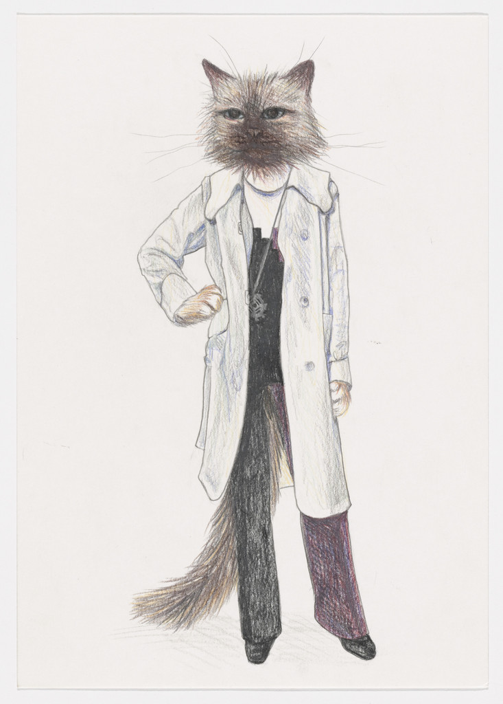 Susan in 'Kaethe Lux' Coat from The Inventors of Tradition Limited Edition Collection