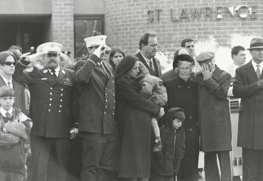 A City Firefighter's Funeral in Agonzing Replay