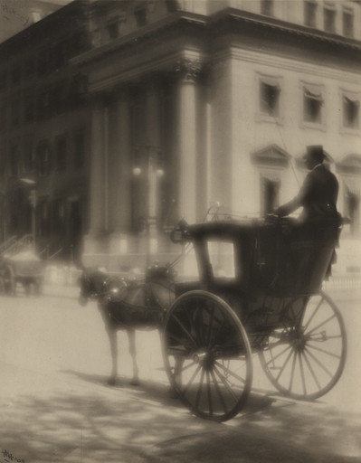 Paul L. Anderson. The Hansom Cab, New York. 1909