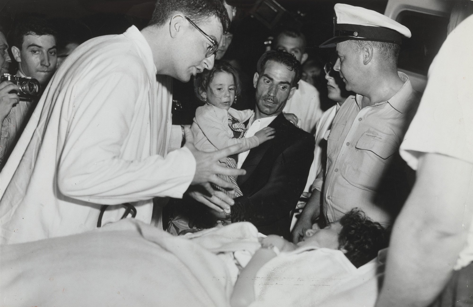 The New York Times. "But Still Together".(survivors of the Andrea Doria). July 26, 1956