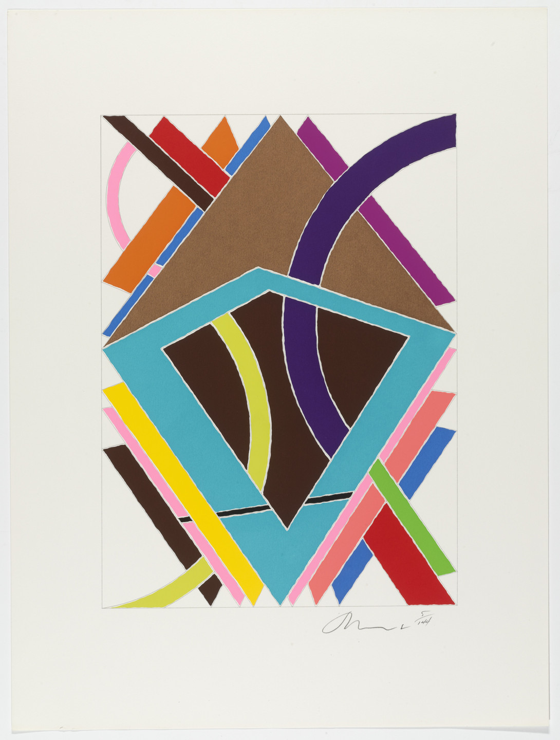 William T. Williams. Untitled from an untitled portfolio. 1970