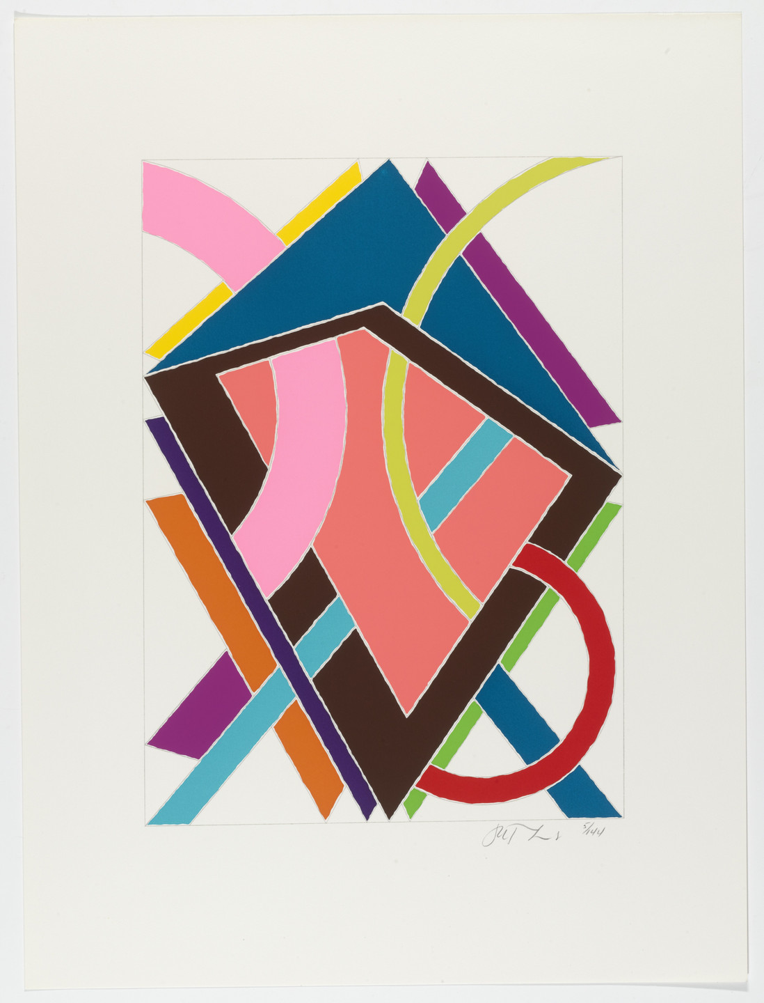 William T. Williams. Untitled from an untitled portfolio. 1970