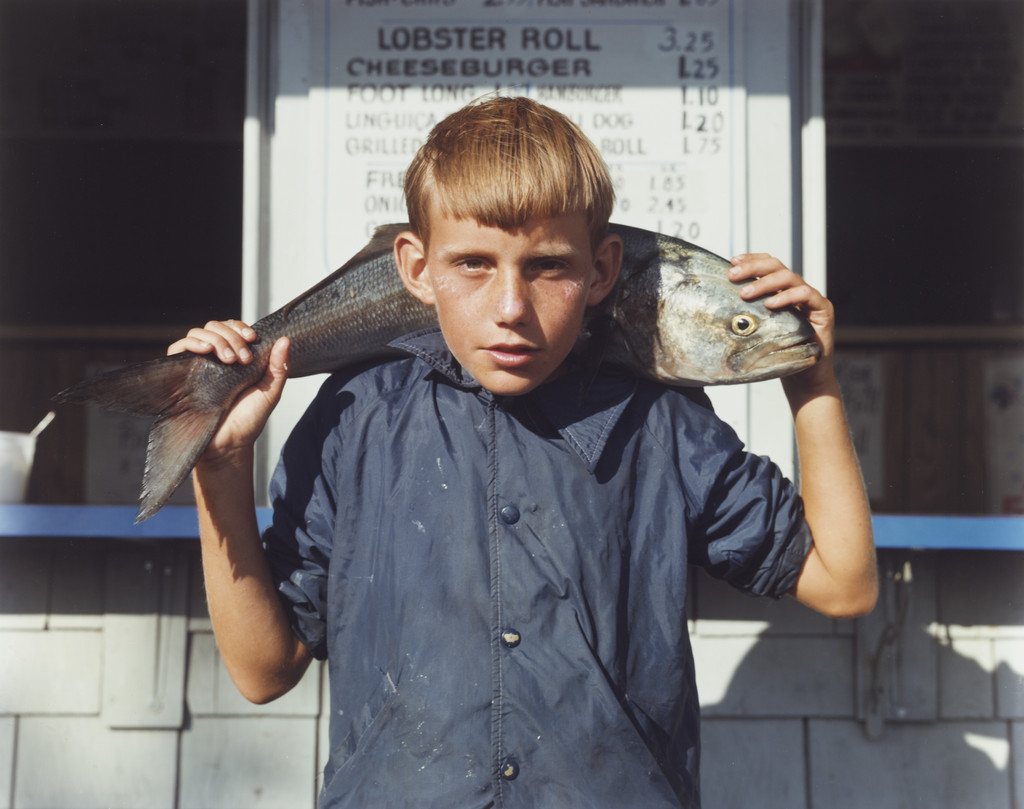 Boy with a Bluefish