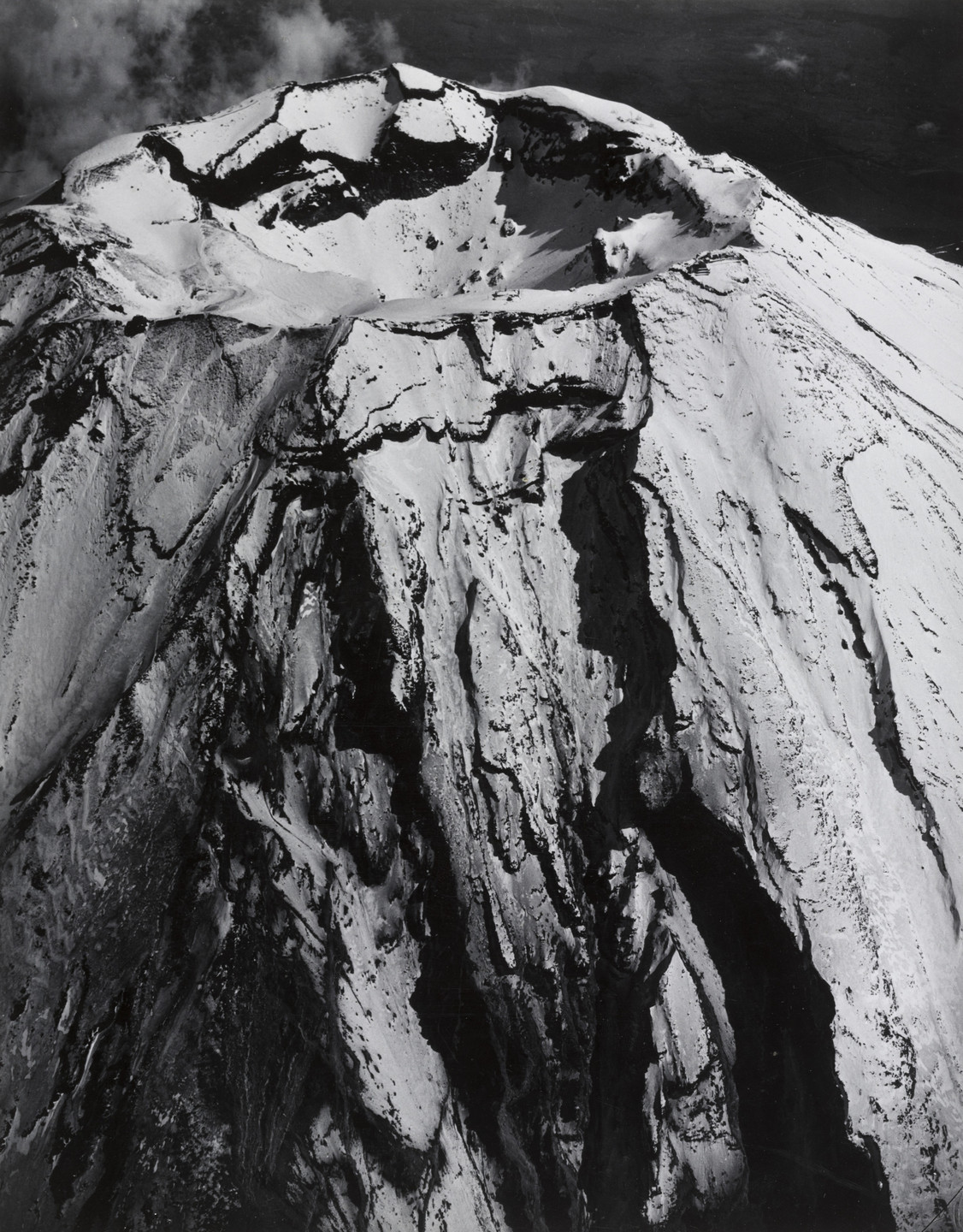 Shoichi Makino. Crater and Flesh of Mt. Fuji. c. 1950