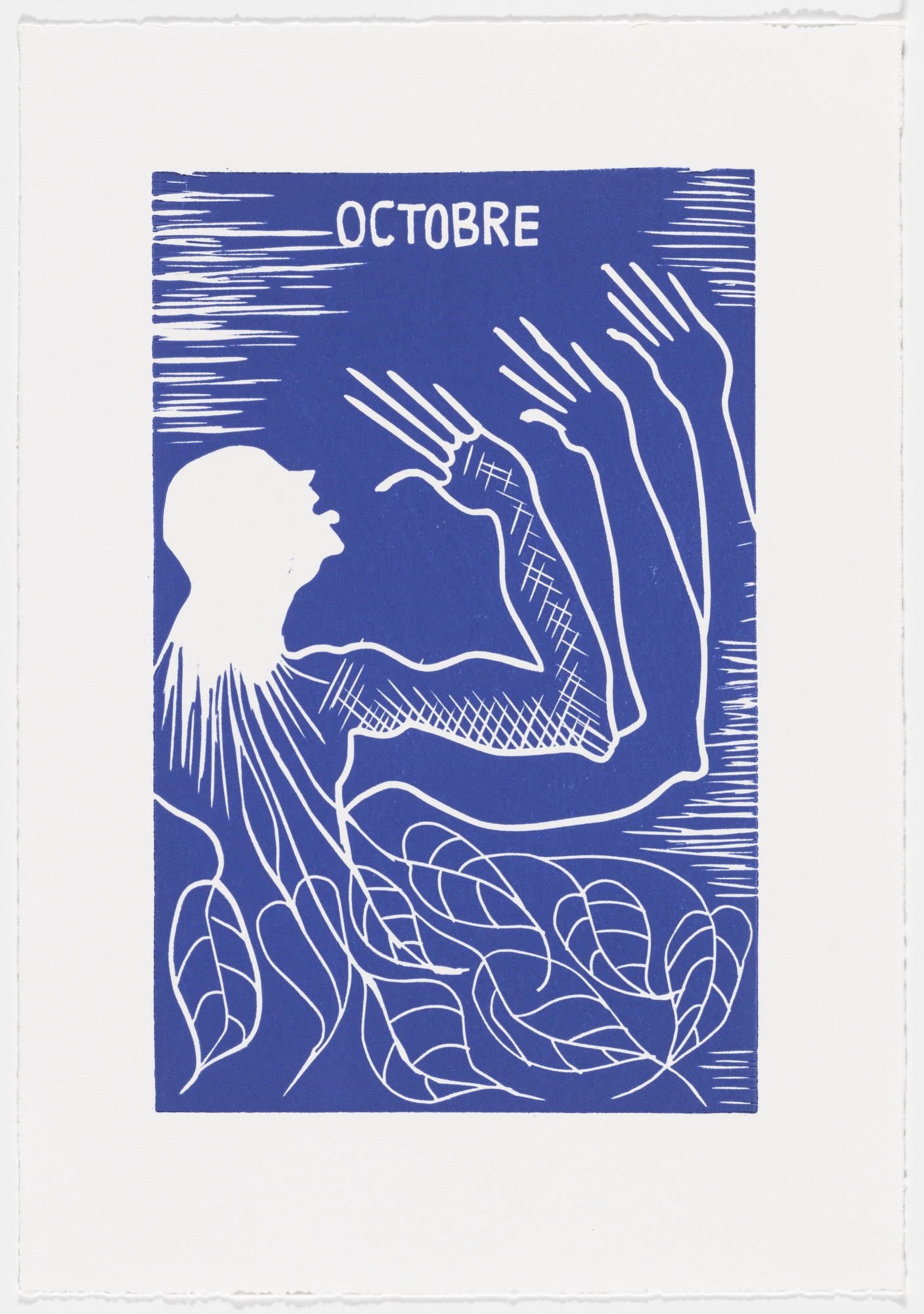 Barthelemy Toguo. October (octobre) from The Erotic Diary of a Lumberjack (Le journal érotique d'un bûcheron)
