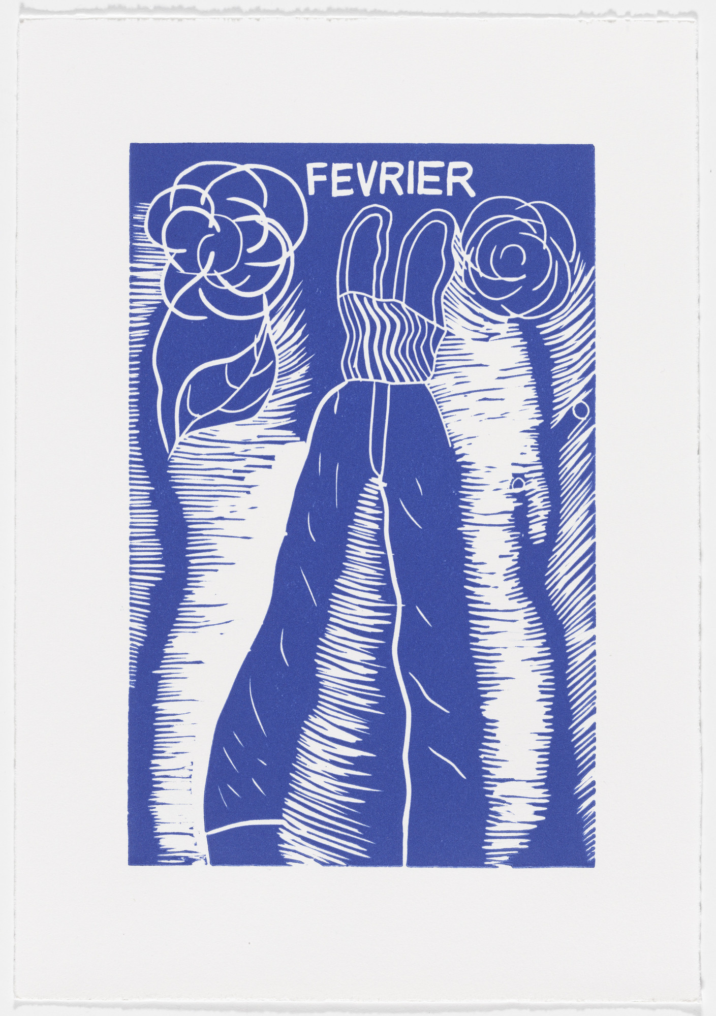 Barthelemy Toguo. February (février) from The Erotic Diary of a Lumberjack (Le journal érotique d'un bûcheron)