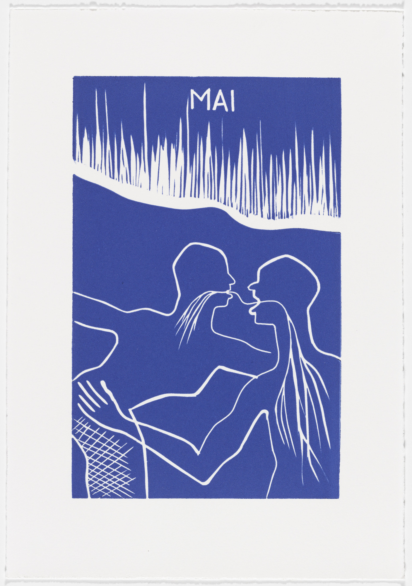 Barthelemy Toguo. May (mai) from The Erotic Diary of a Lumberjack (Le journal érotique d'un bûcheron)
