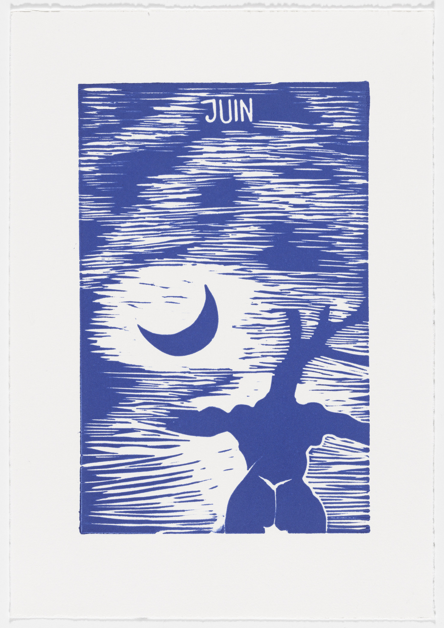 Barthelemy Toguo. June (juin) from The Erotic Diary of a Lumberjack (Le journal érotique d'un bûcheron)