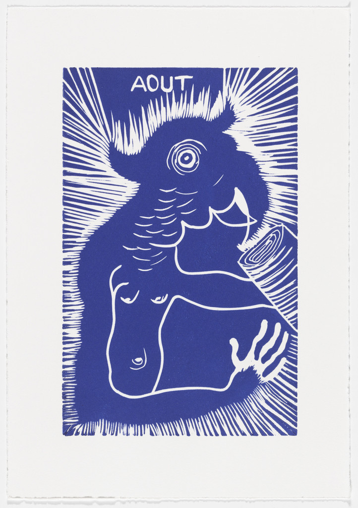 August (août) from The Erotic Diary of a Lumberjack (Le journal érotique d'un bûcheron)