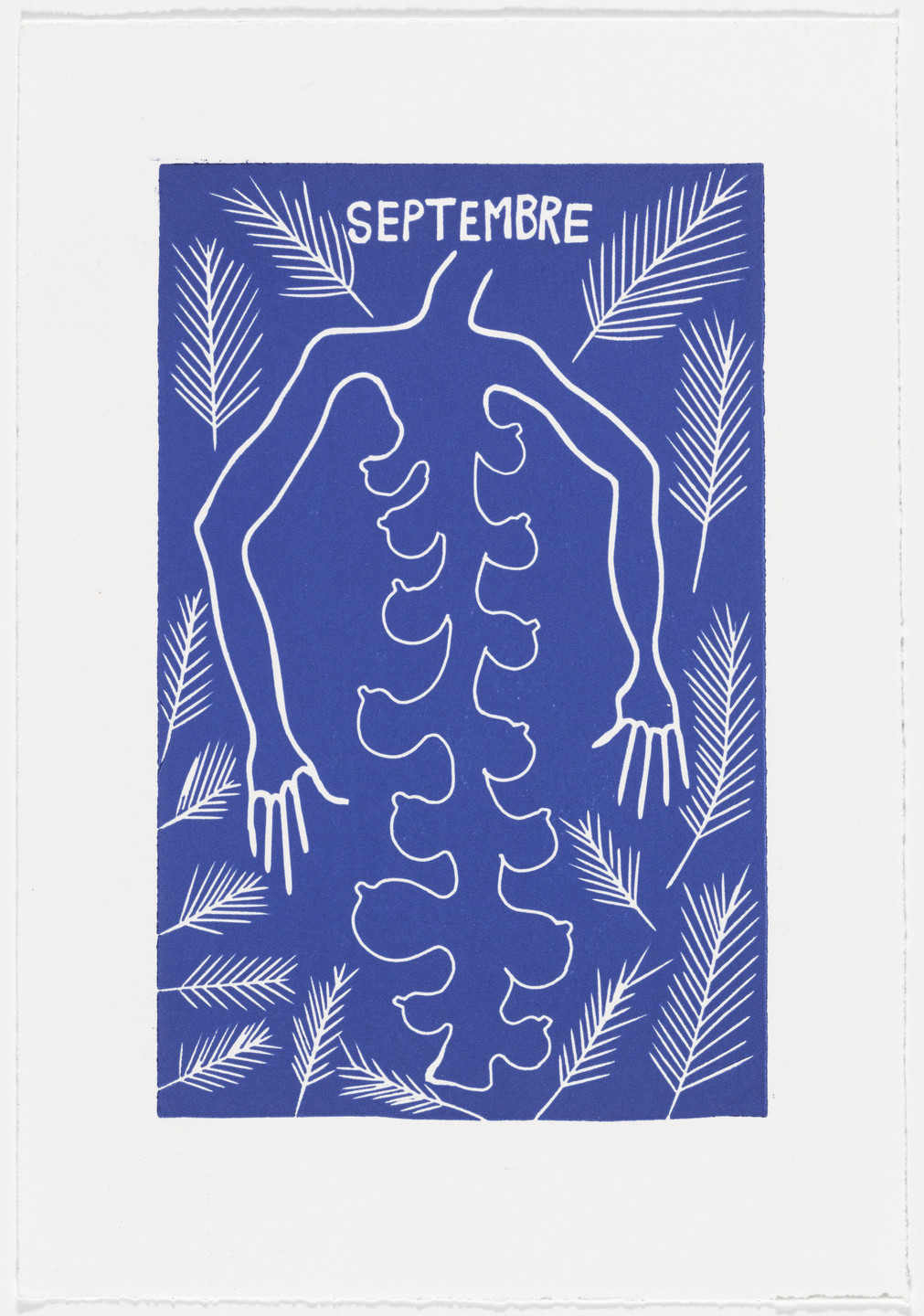 Barthelemy Toguo. September (septembre) from The Erotic Diary of a Lumberjack (Le journal érotique d&#39;un bûcheron). 2009