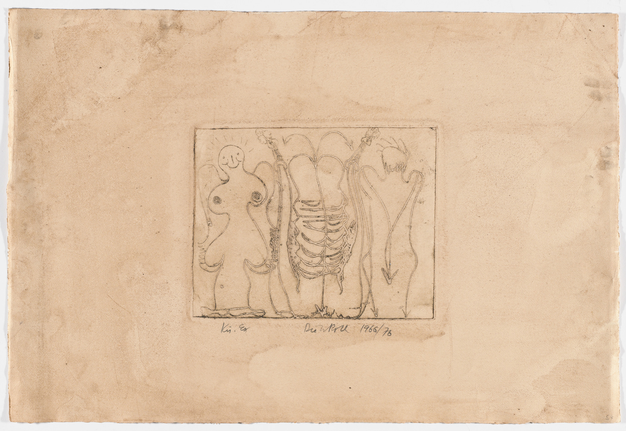 Dieter Roth. Three Angels ( Drei engel ) from Popular Music 1 ( Unterhaltungsmusik 1 )