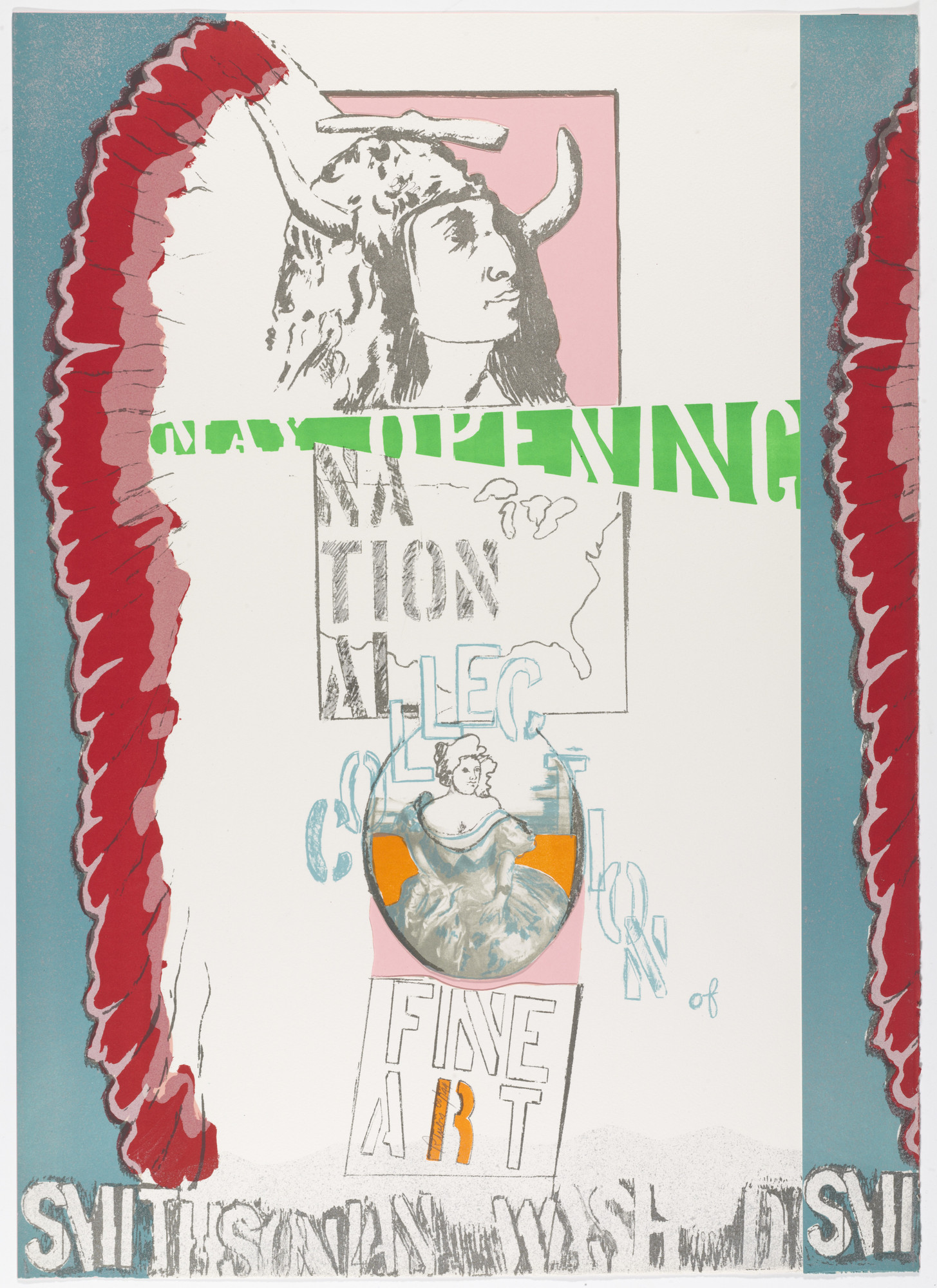 Larry Rivers. Untitled from National Collection of Fine Arts Portfolio