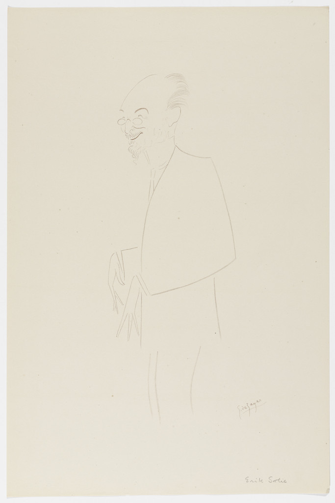 Erik Satie from Caricatures by Georges de Zayas: Eight Very Modern Painters, Two Sculptors and a Musician (Caricatures par Georges de Zayas: Huit peintres, deux sculpteurs et un musicien très modernes)