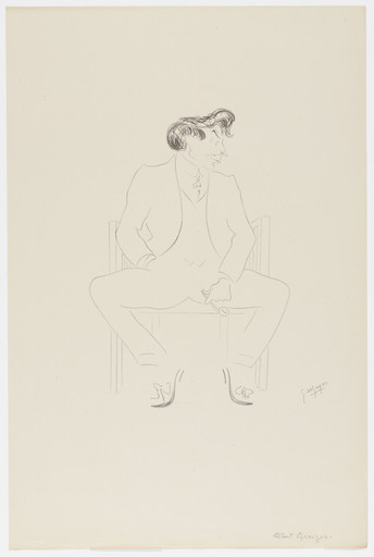 Albert Gleizes from Caricatures by Georges de Zayas: Eight Very Modern Painters, Two Sculptors and a Musician (Caricatures par Georges de Zayas: Huit peintres, deux sculpteurs et un musicien très modernes)
