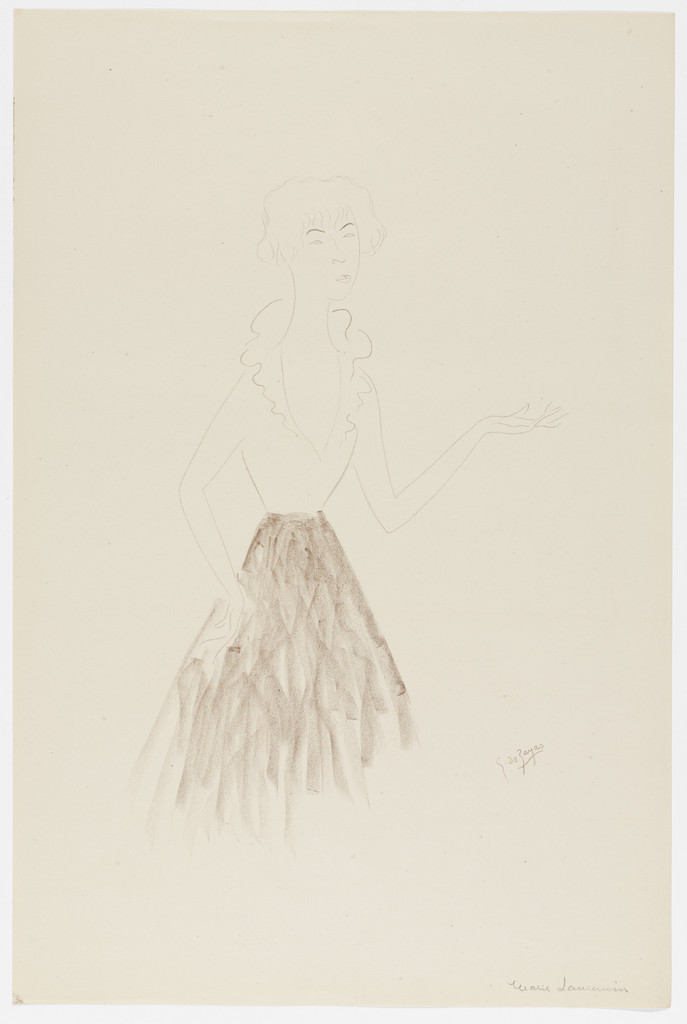 Marie Laurencin from Caricatures by Georges de Zayas: Eight Very Modern Painters, Two Sculptors and a Musician (Caricatures par Georges de Zayas: Huit peintres, deux sculpteurs et un musicien très modernes)