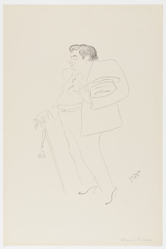 Francis Picabia from Caricatures by Georges de Zayas: Eight Very Modern Painters, Two Sculptors and a Musician (Caricatures par Georges de Zayas: Huit peintres, deux sculpteurs et un musicien très modernes)