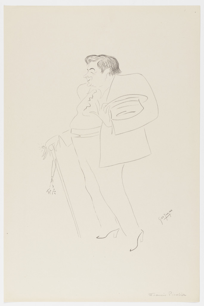 Francis Picabia from Caricatures by Georges de Zayas: Eight Very Modern Painters, Two Sculptors and a Musician (Caricatures par Georges de Zayas: Huit peintres, deux sculpteurs et un musicien très modernes)