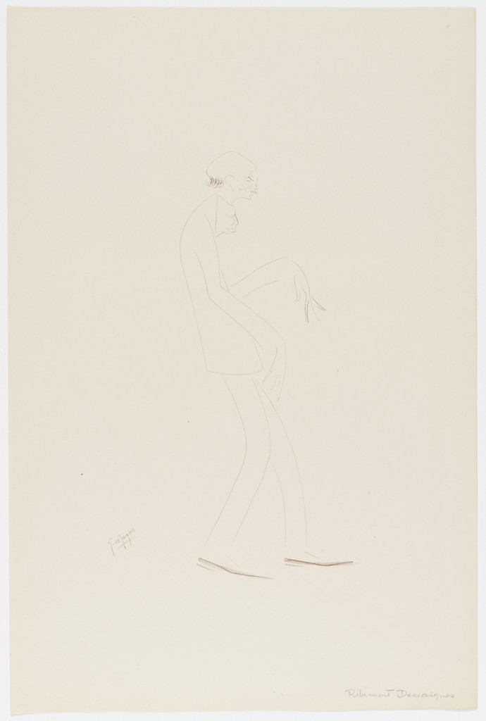 Georges Ribemont-Dessaignes from Caricatures by Georges de Zayas: Eight Very Modern Painters, Two Sculptors and a Musician (Caricatures par Georges de Zayas: Huit peintres, deux sculpteurs et un musicien très modernes)