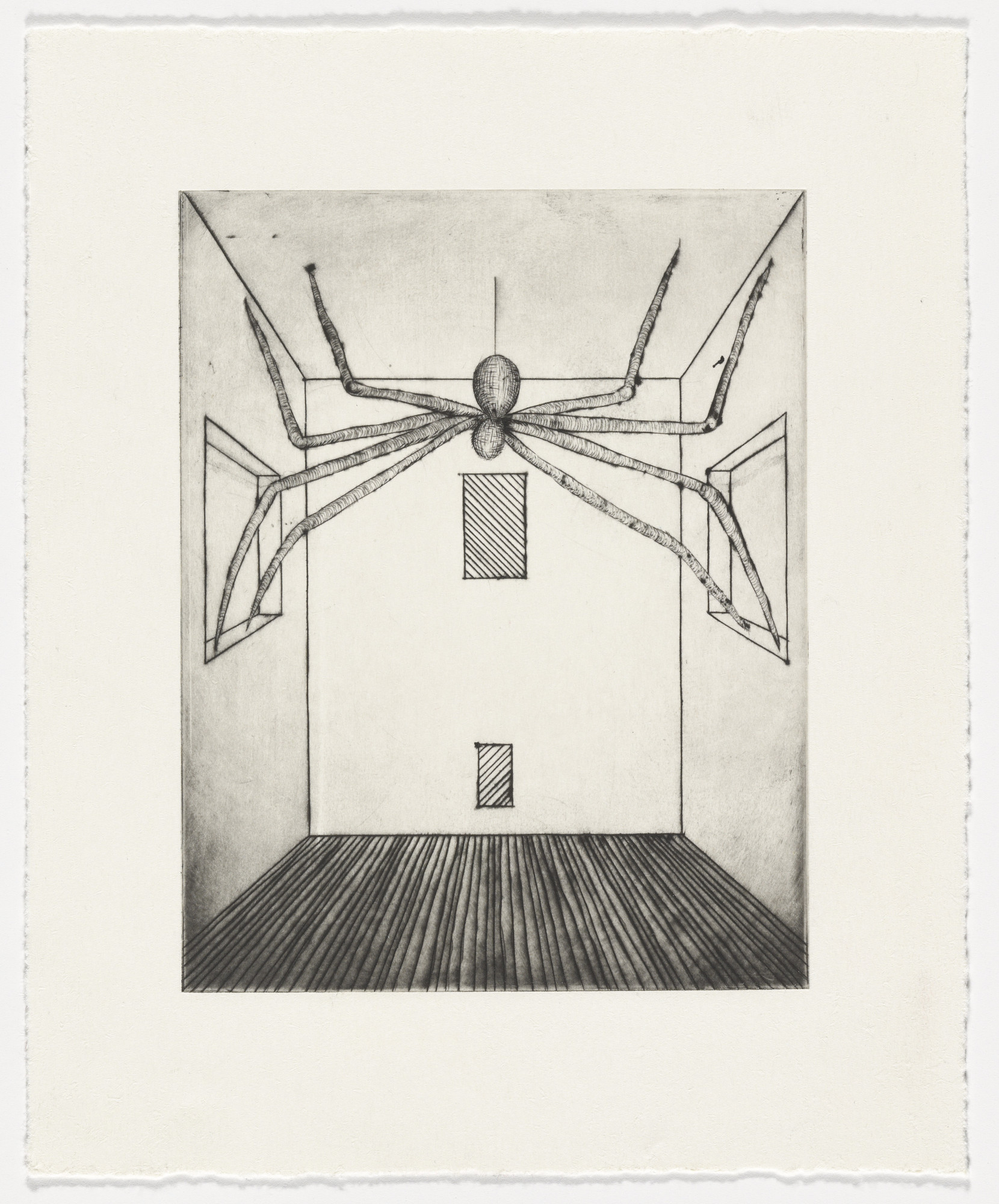 Louise Bourgeois. Spider , plate 11 of 11, from the illustrated book, He Disappeared into Complete Silence , second edition