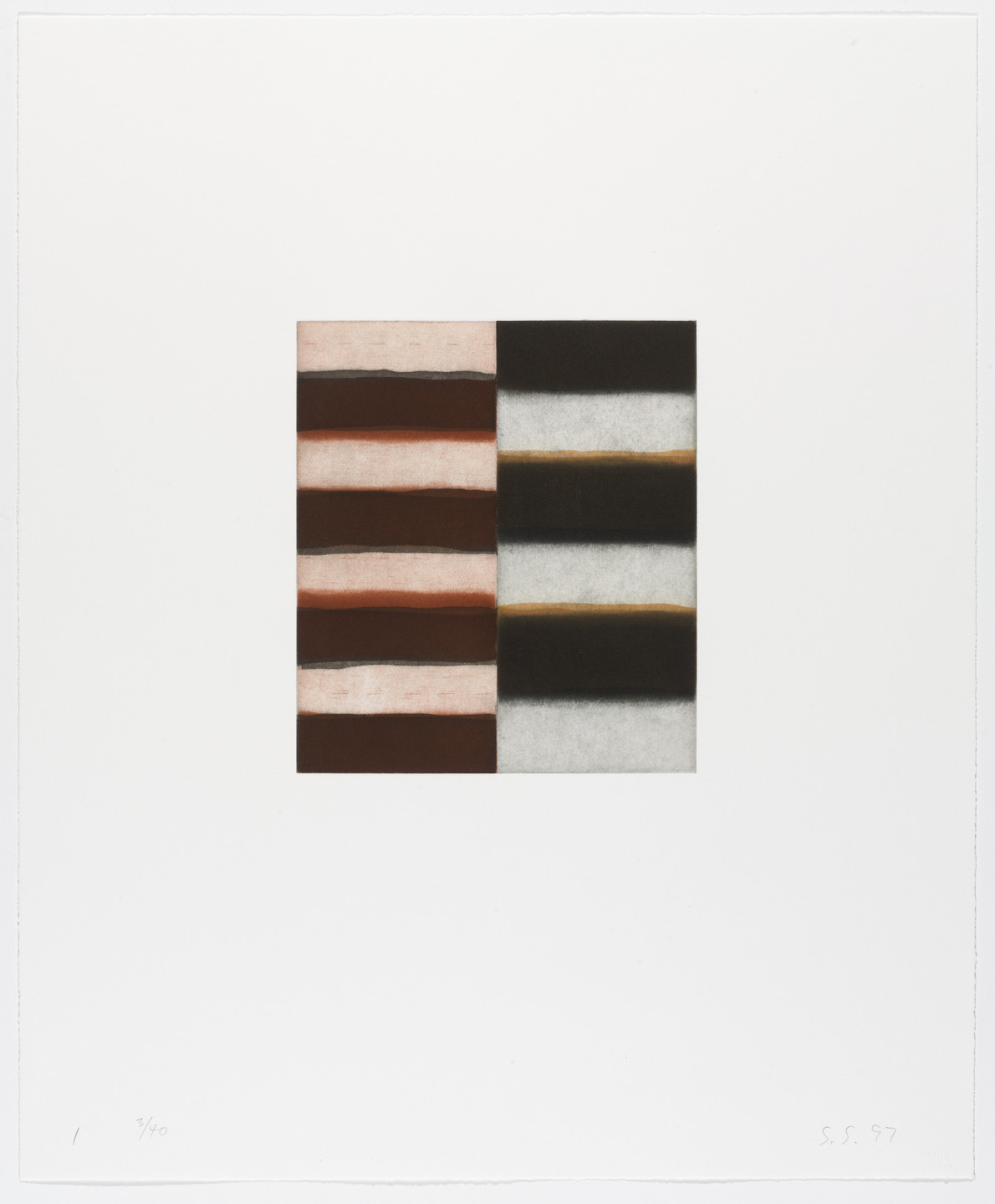 Sean Scully. Untitled from Seven Mirrors. 1997