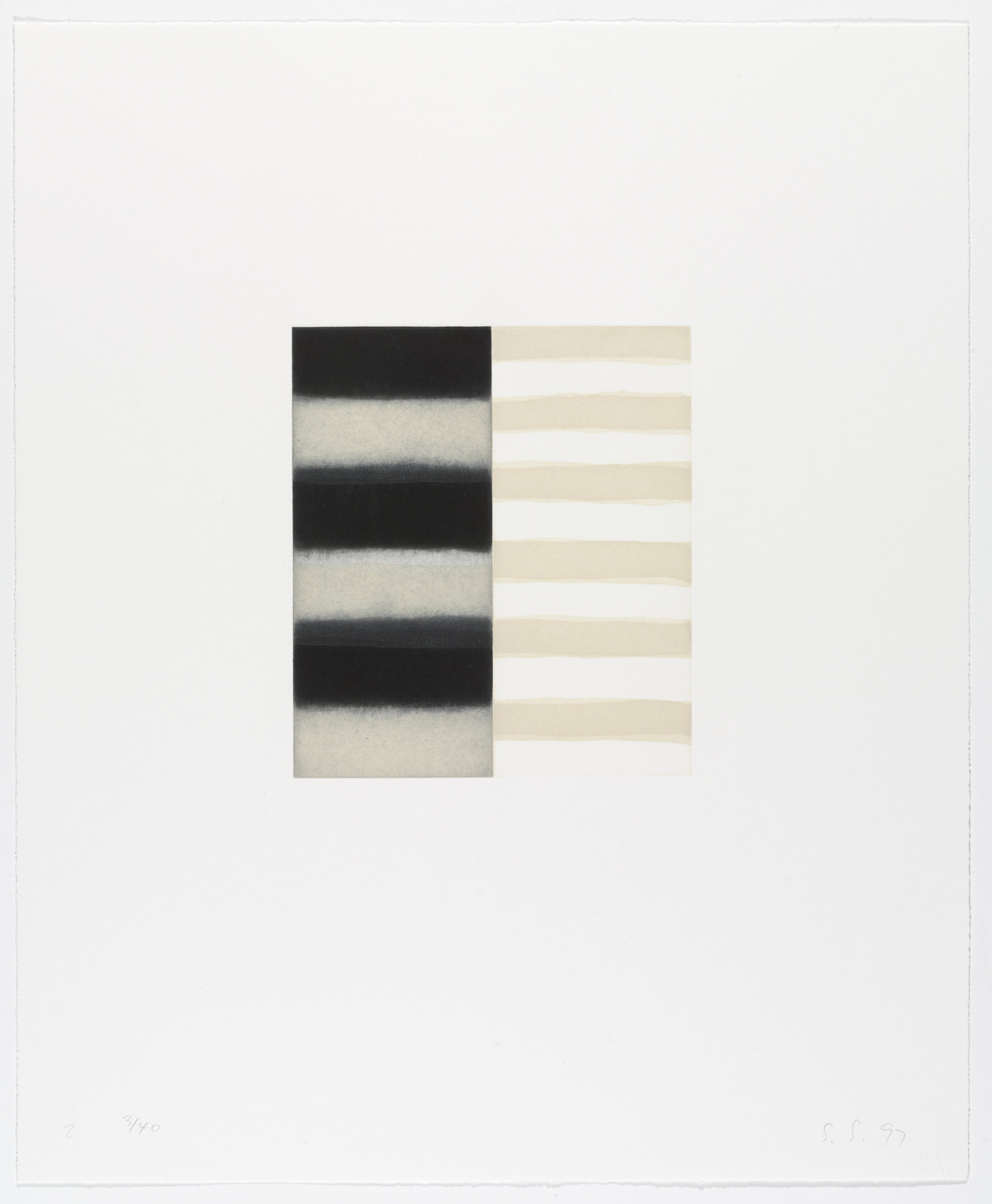 Sean Scully. Untitled from Seven Mirrors. 1997