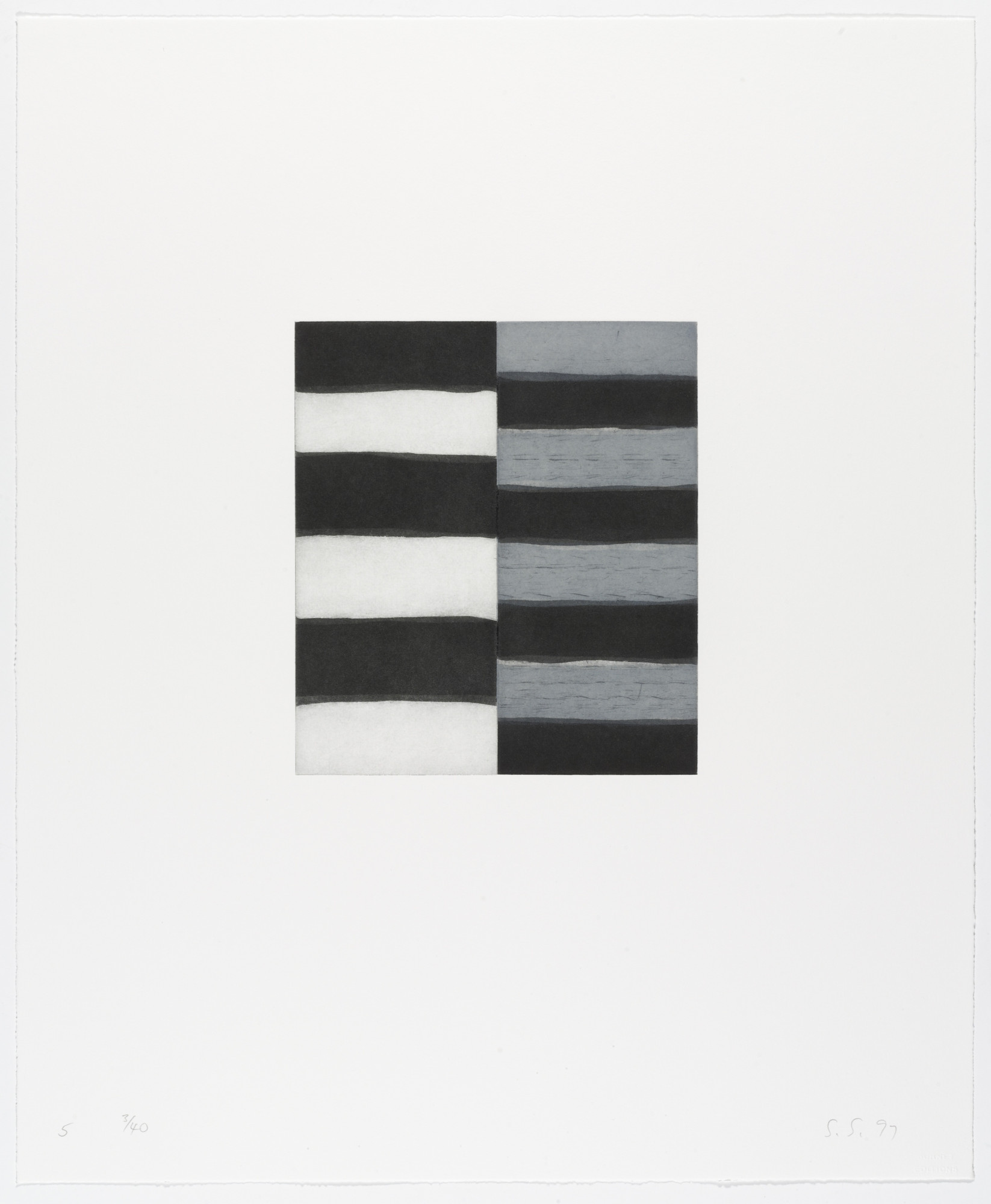 Sean Scully. Untitled from Seven Mirrors