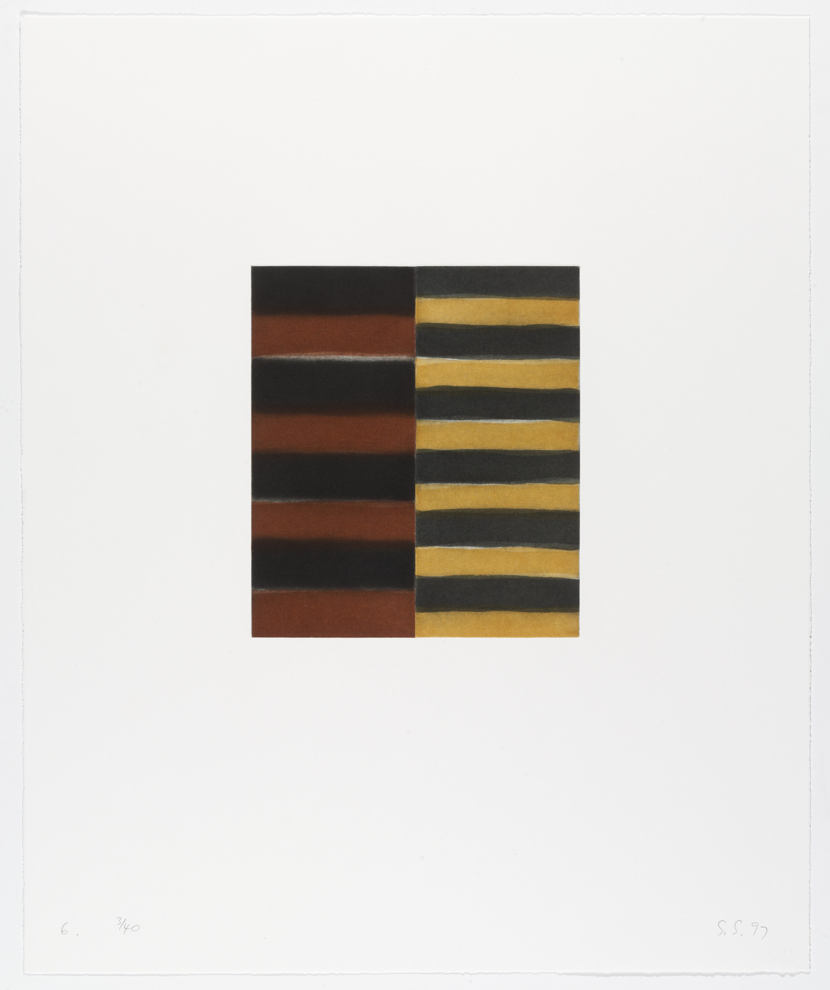 Sean Scully. Untitled from Seven Mirrors