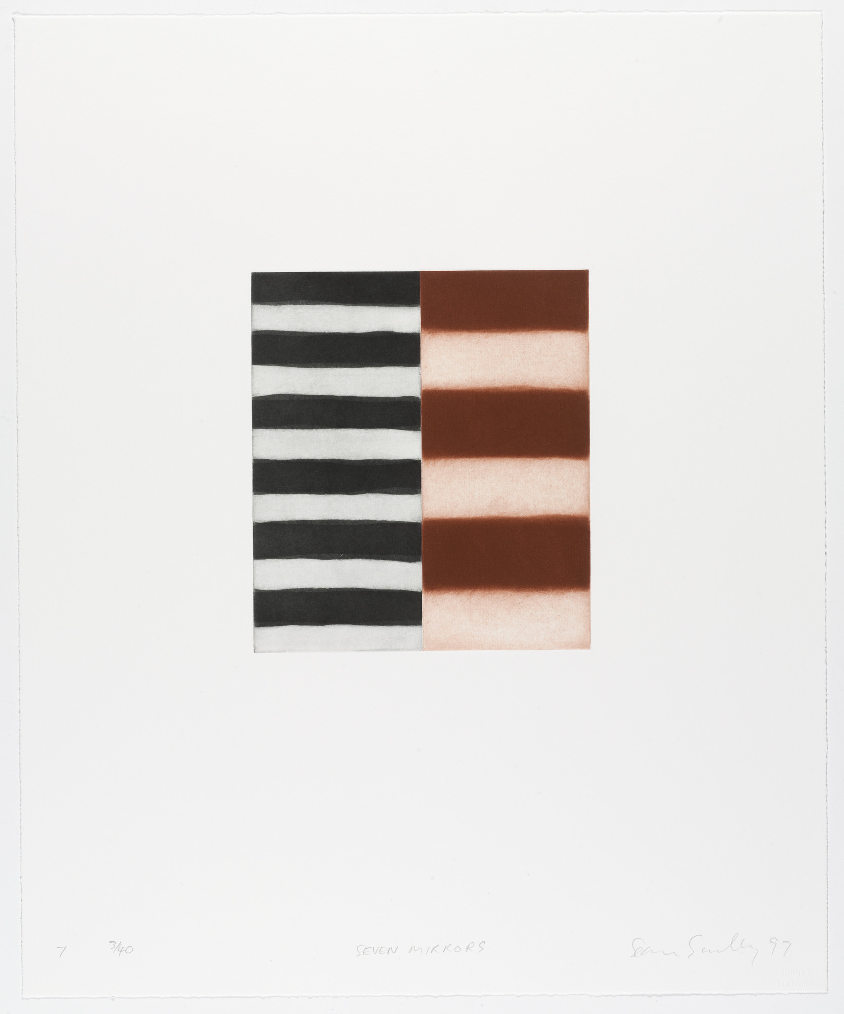 Sean Scully. Untitled from Seven Mirrors