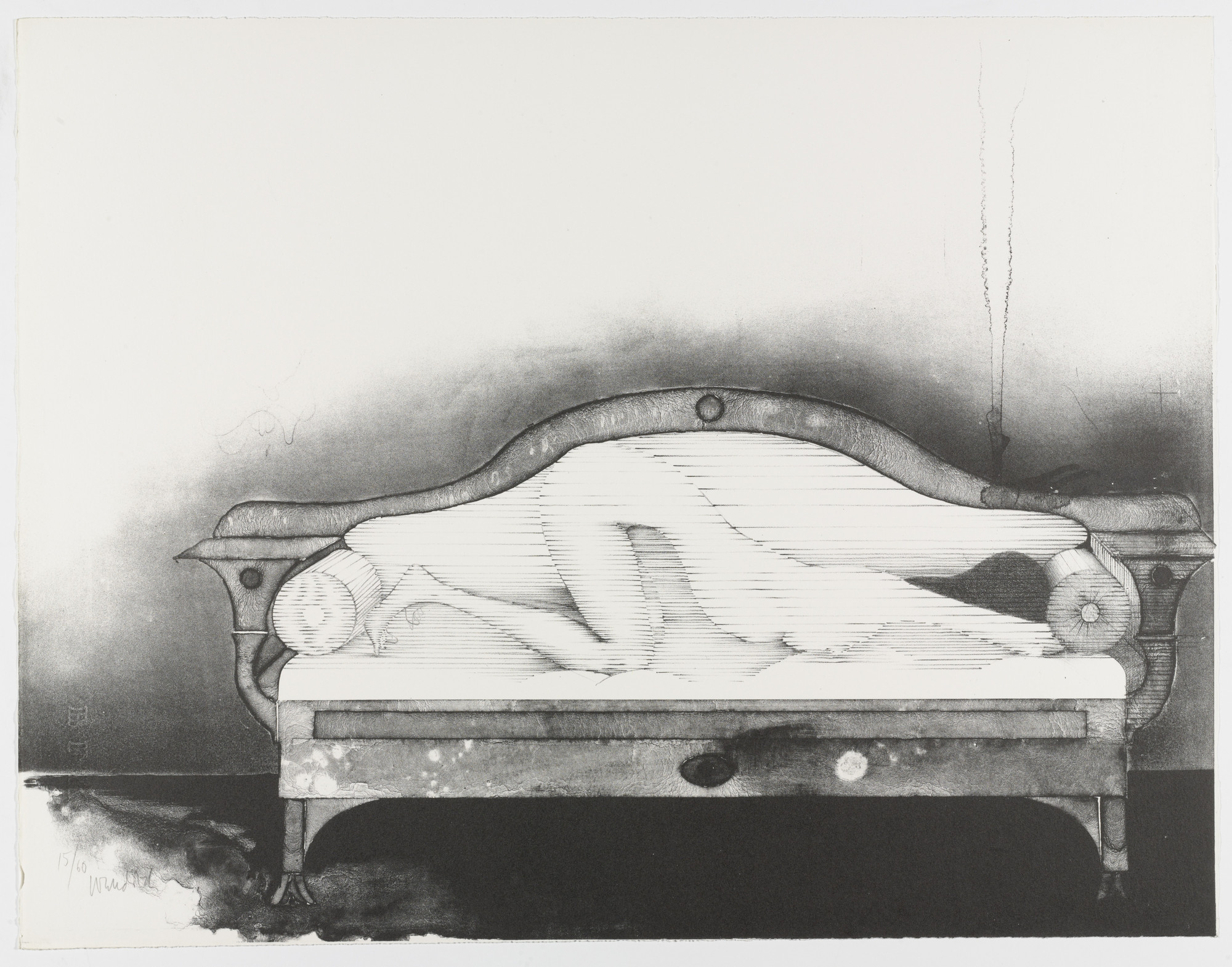 Paul Wunderlich, Karin Székessy. Porträt Wunderlich
