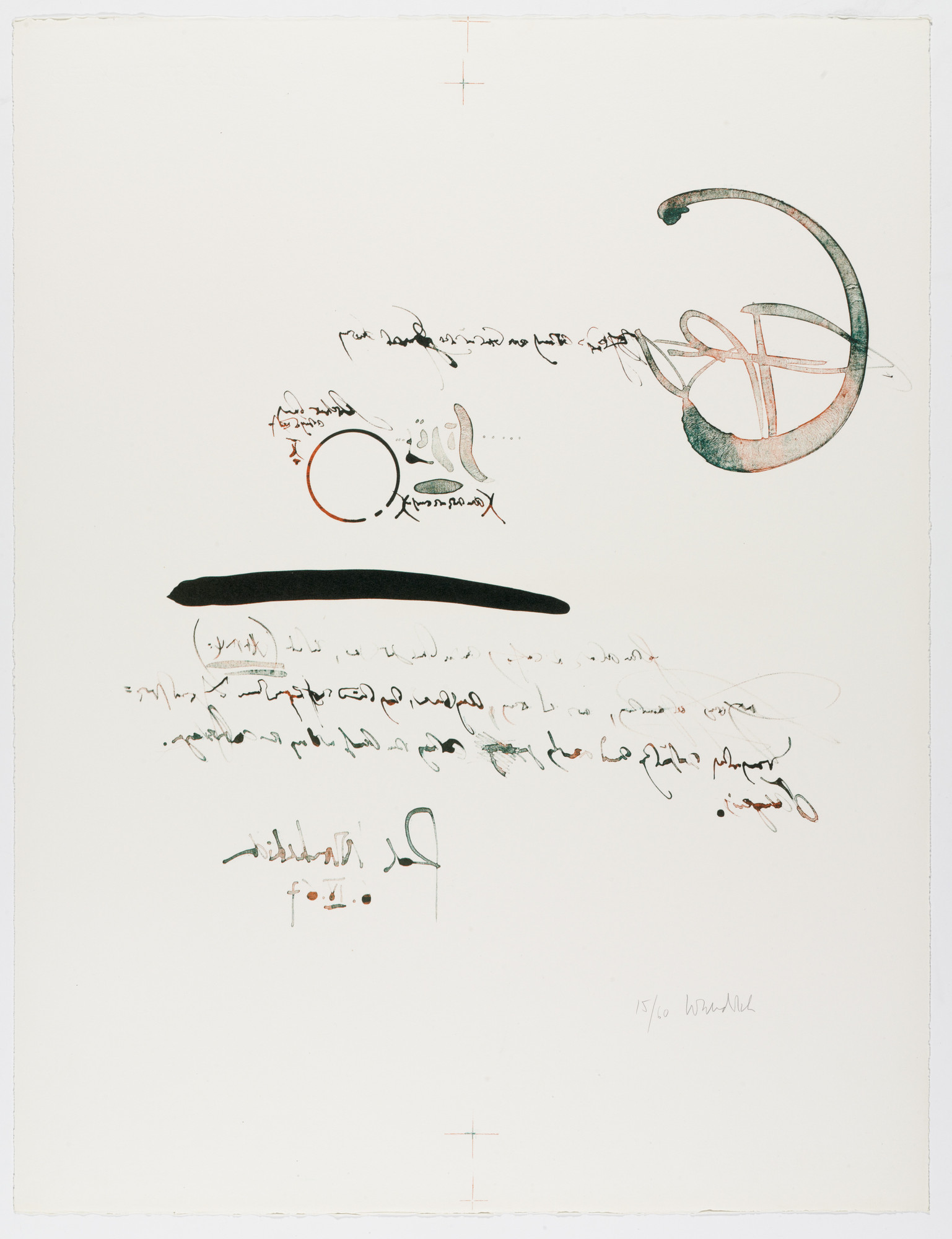 Paul Wunderlich, Karin Székessy. Porträt Wunderlich