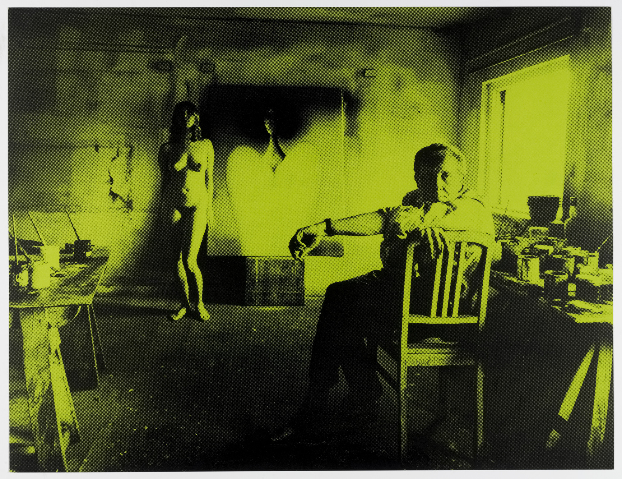 Paul Wunderlich, Karin Székessy. Porträt Wunderlich