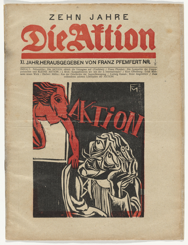 Die Aktion, vol. 11, no. 1/2
