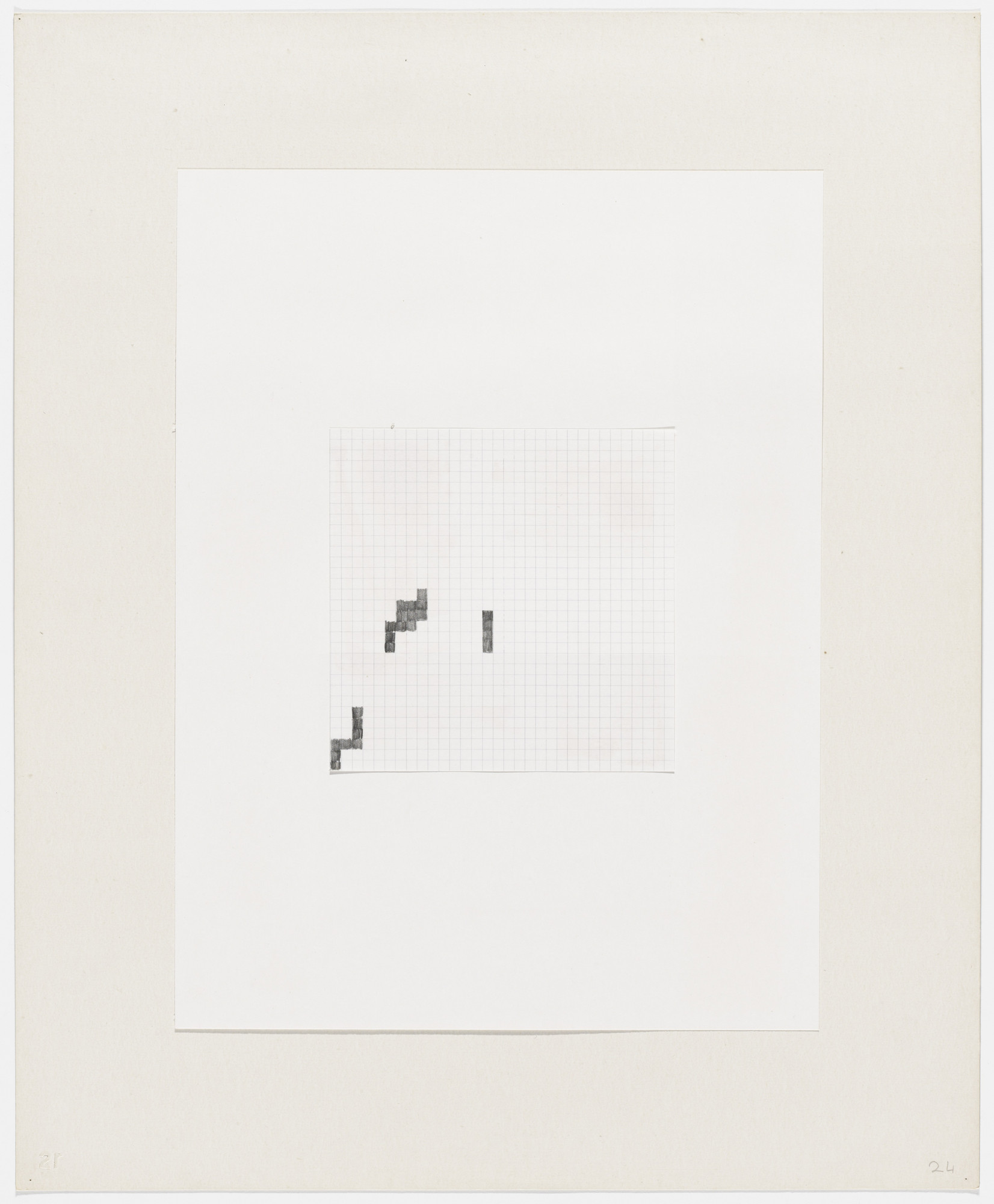 Alighiero Boetti. 32 x 32 - 24 from Insicuro Noncurante