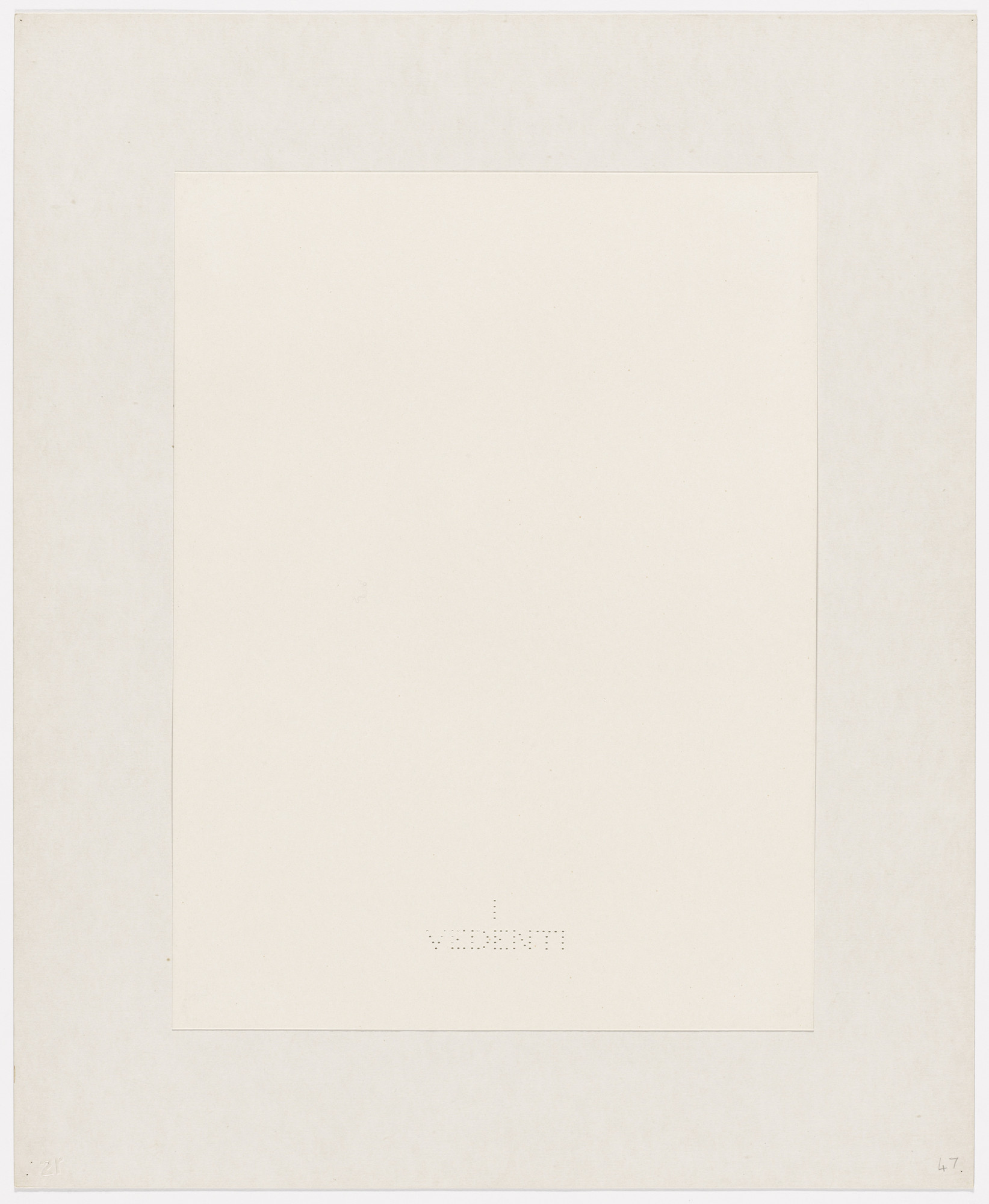 Alighiero Boetti. I Vedenti from Insicuro Noncurante