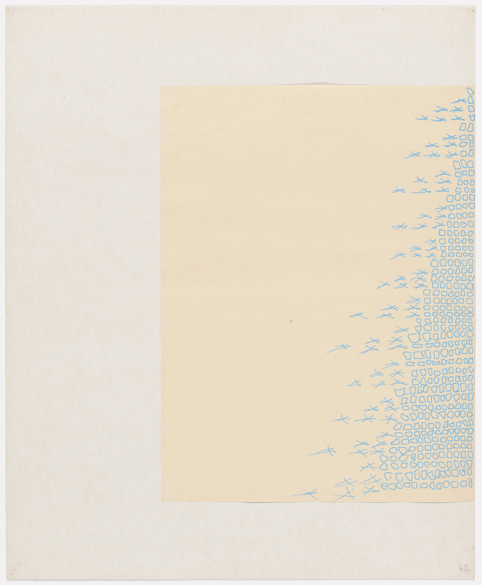Alighiero Boetti. Untitled from Insicuro Noncurante