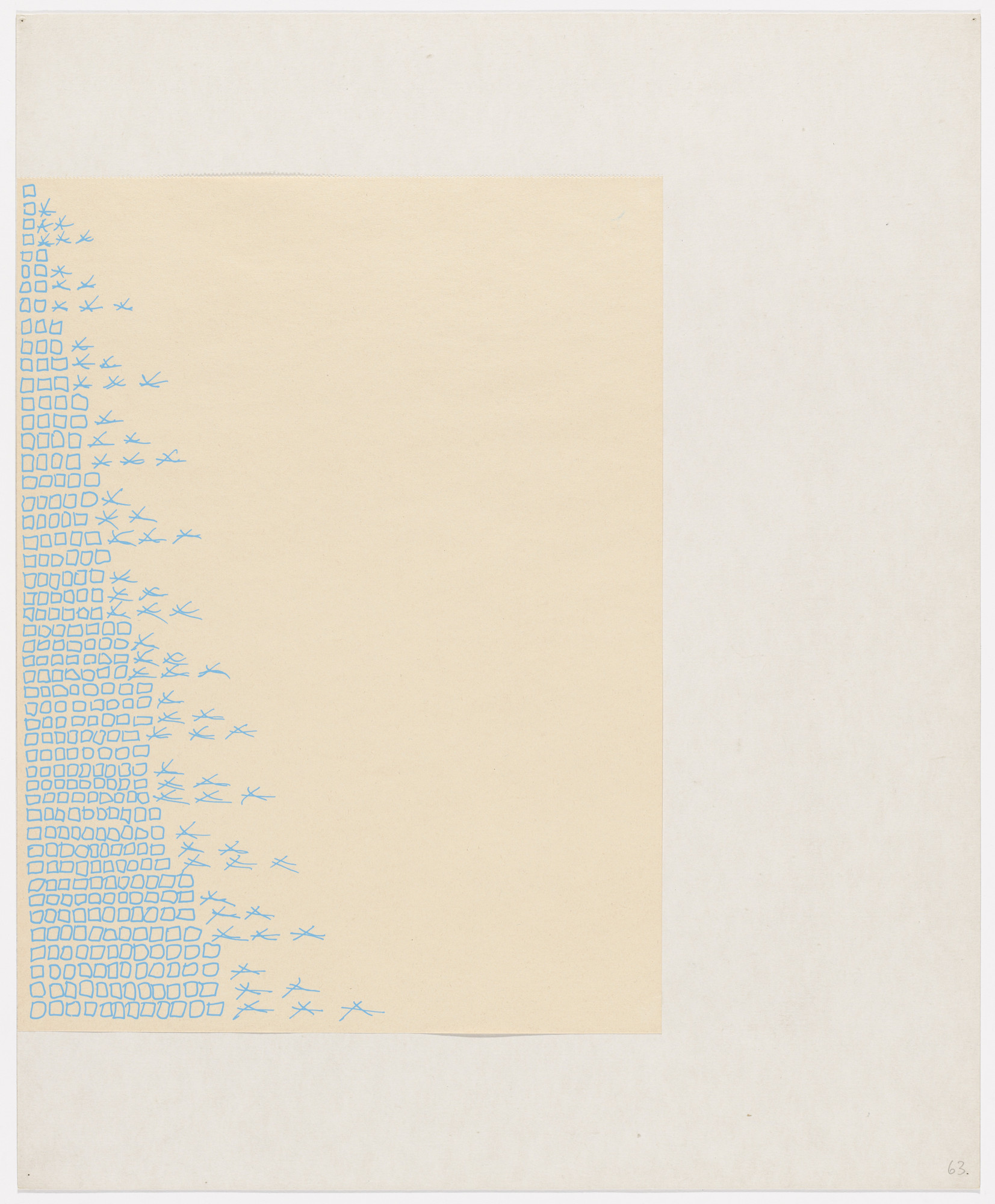 Alighiero Boetti. Verificando il dunque e il poi se ne ando' piano piano verso il canto di una pineta from Insicuro Noncurante