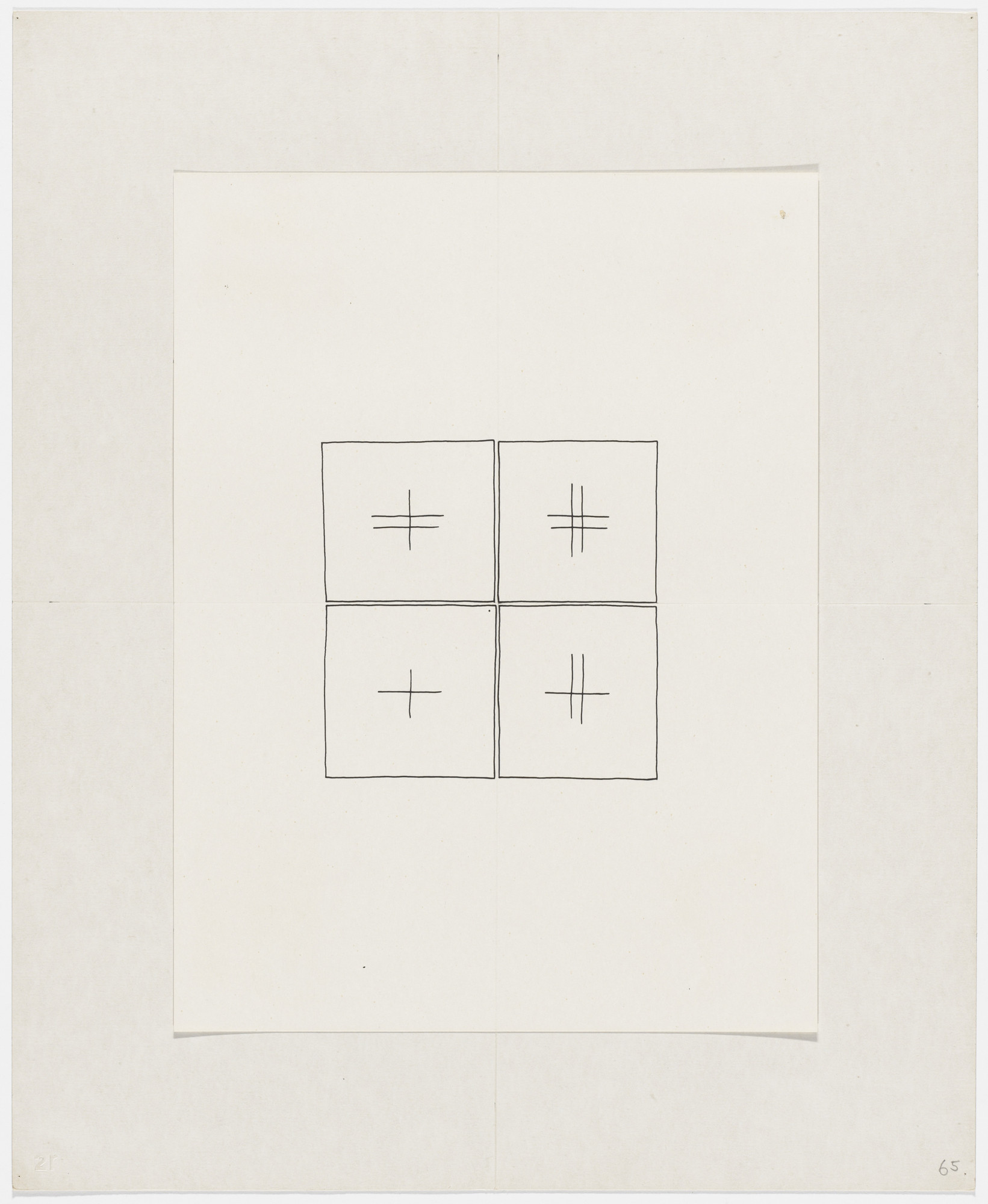 Alighiero Boetti. I cinque centri from Insicuro Noncurante