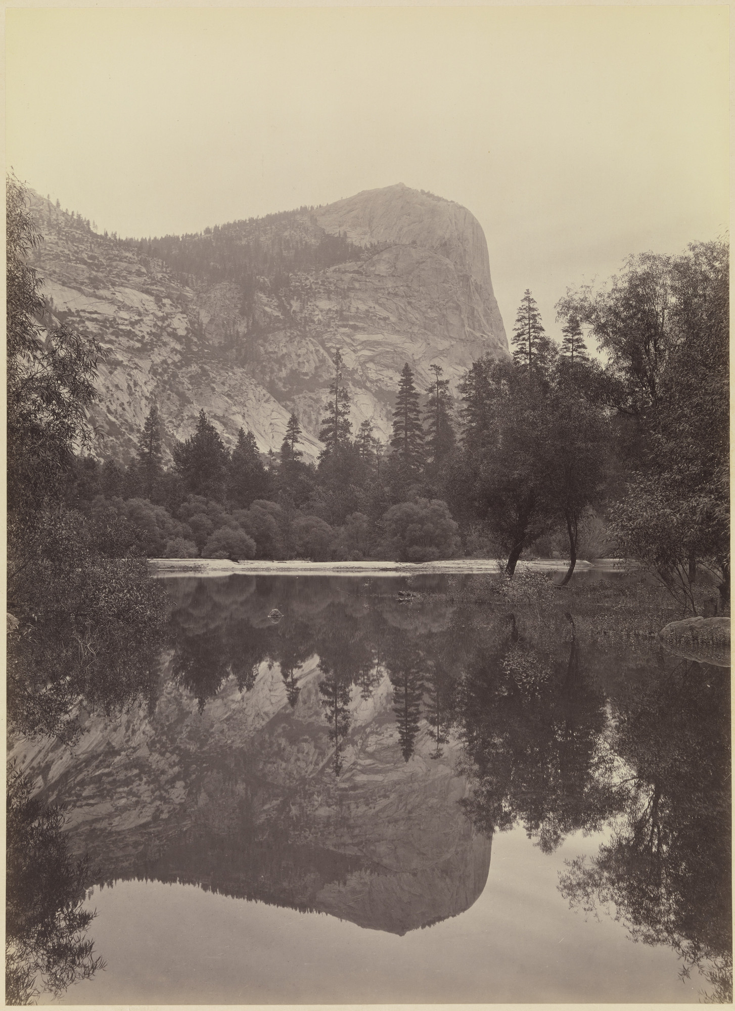 Carleton E. Watkins. Mirror Lake (View of Mt. Watkins), Yosemite. 1878 ...