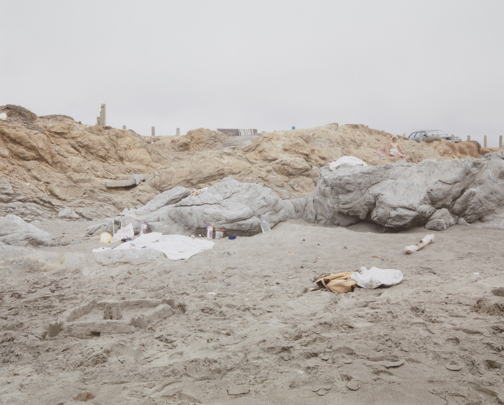 Girl and Sand Castle