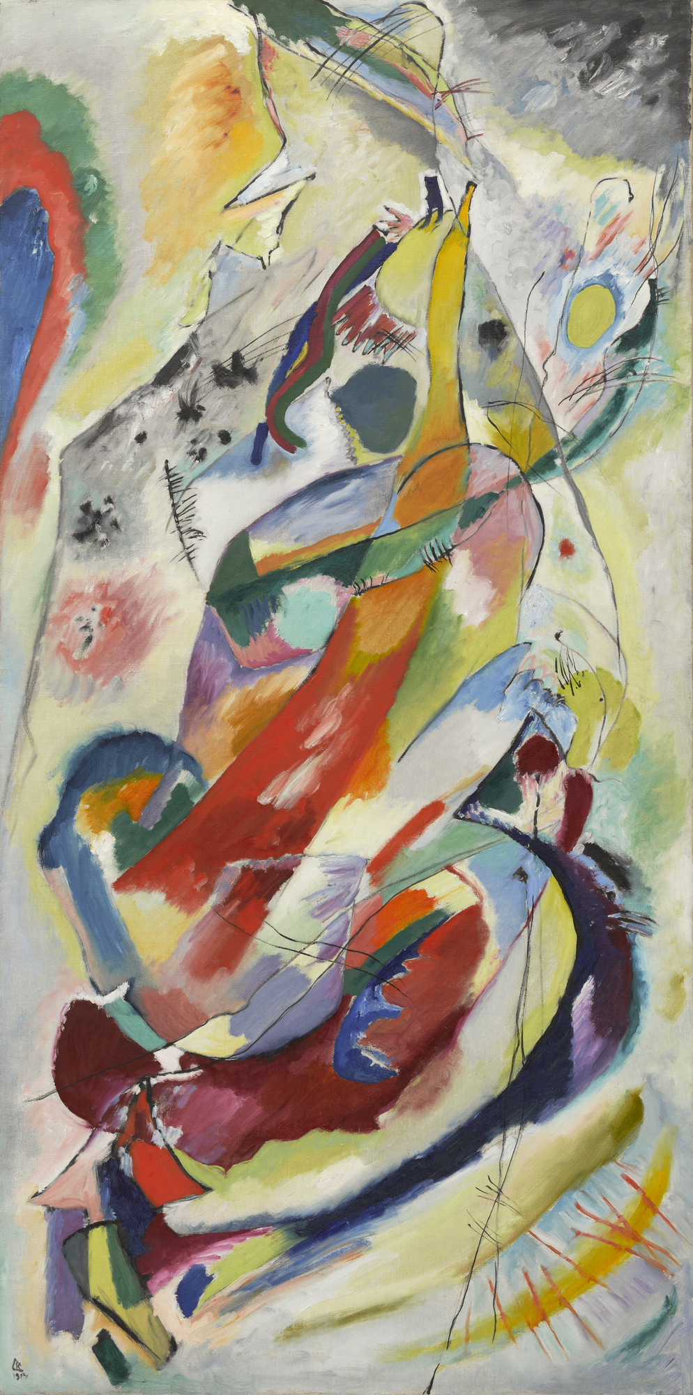 Shinknownsuke プリントパネル　エディション有 Vasily Kandinsky. Panel for Edwin R. Campbell No. 1. 1914 | MoMA
