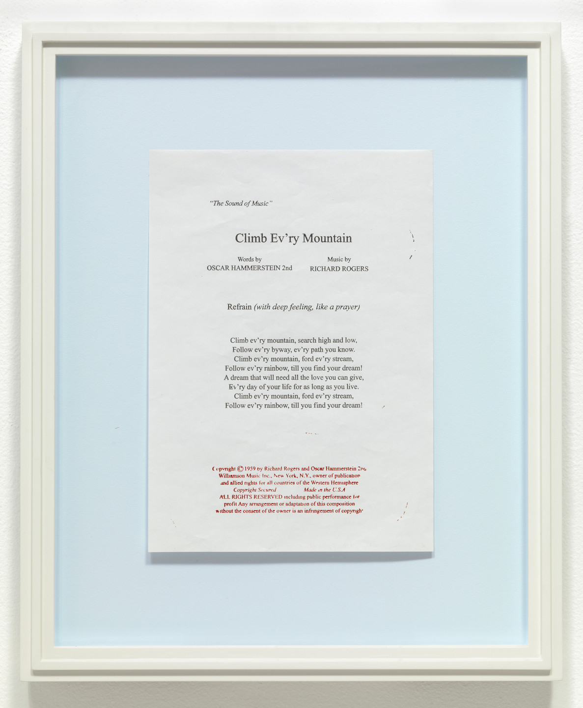 Robert Gober. Untitled. 2011
